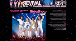 Desktop Screenshot of abba-show.pl